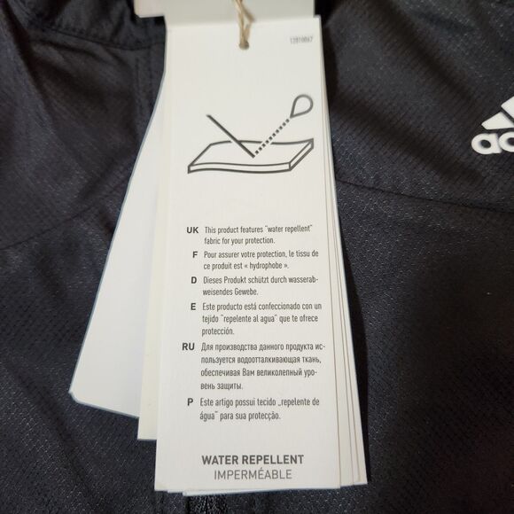 Adidas Marathon Jacket – Women’s Medium, Black, NWT, Water Repellent - Picture 6 of 8